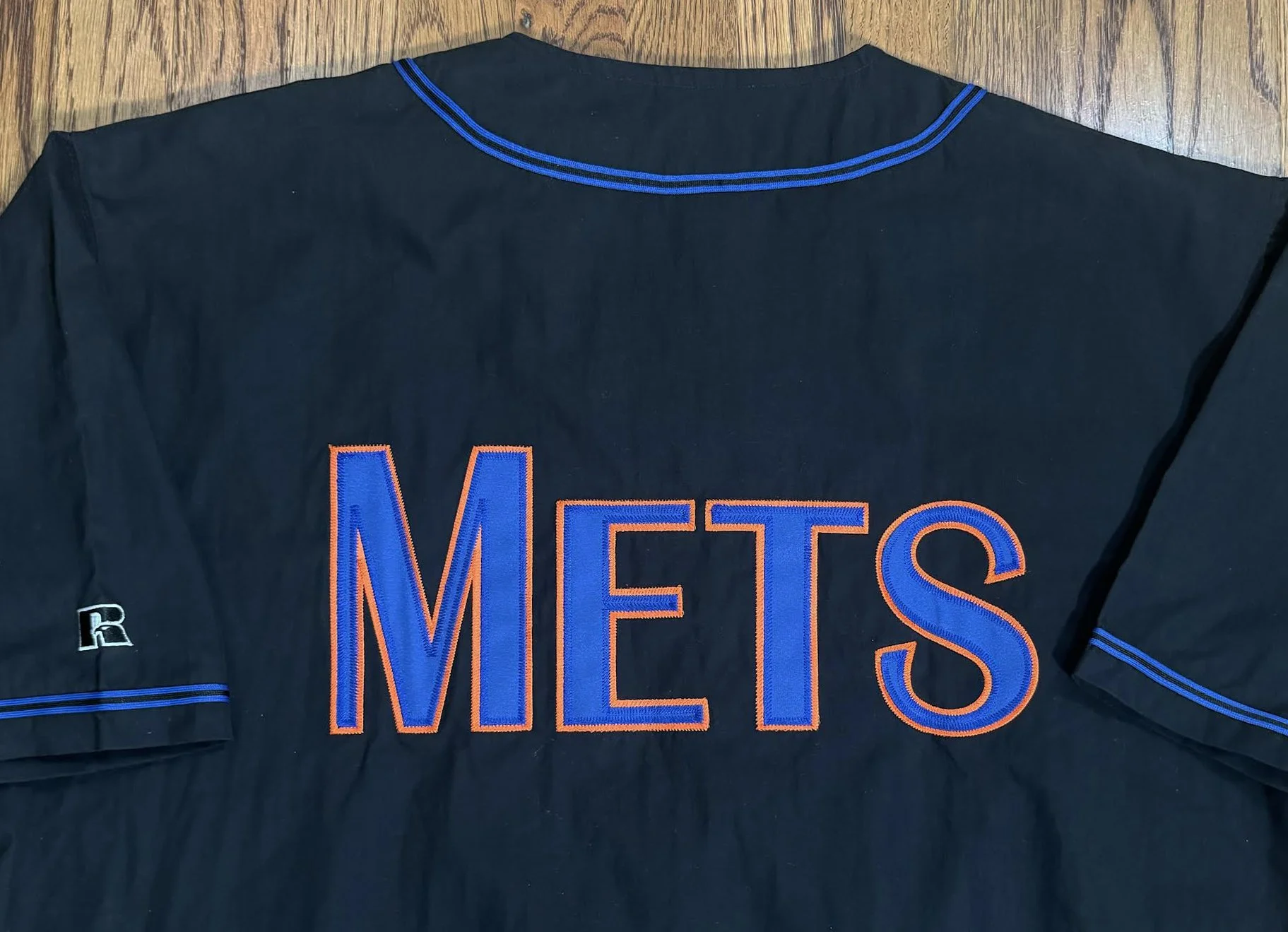 Vintage Russell Athletic New York Mets Full Zip Jersey (Size XL